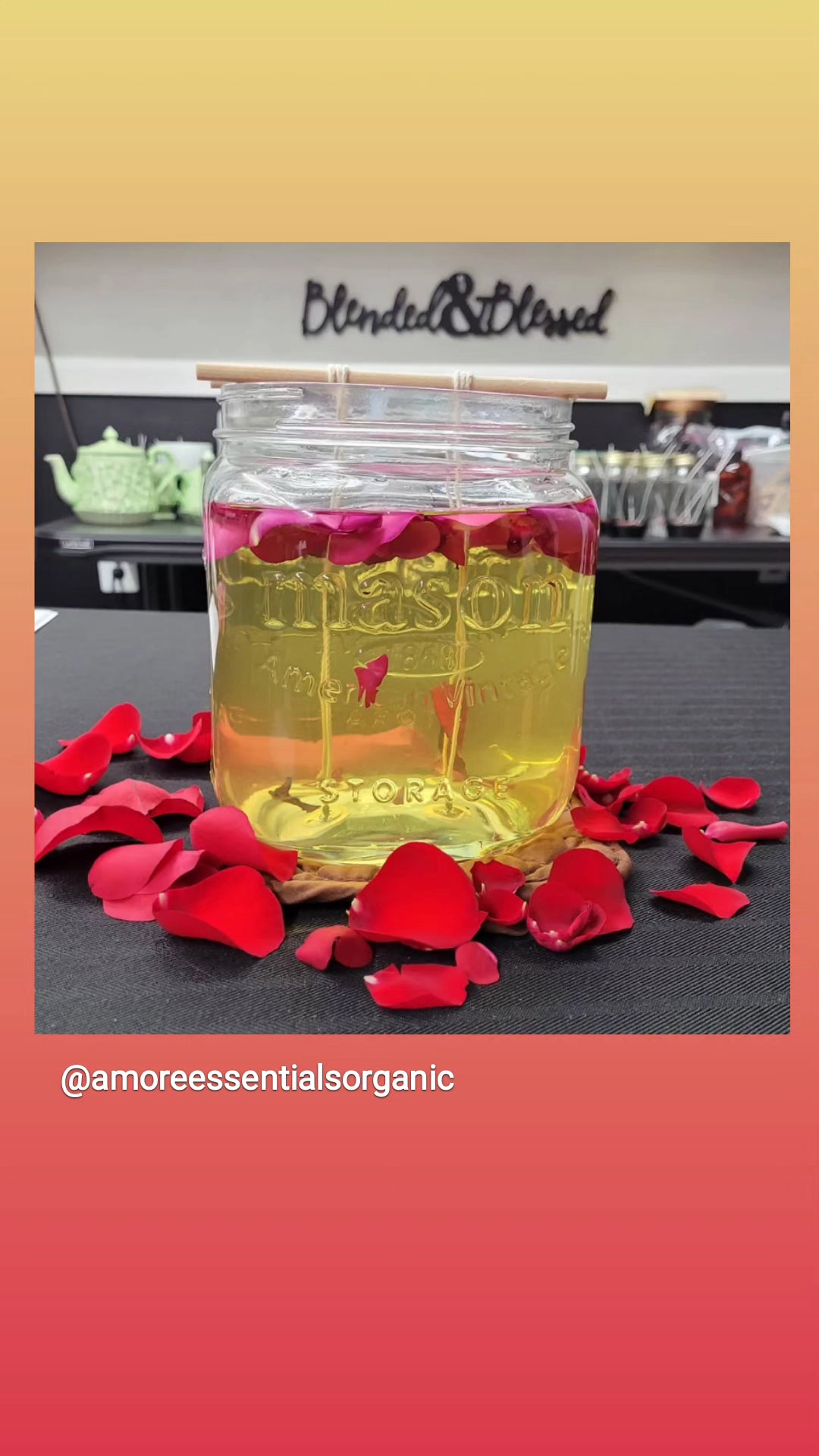 The Home Candle Medium Rose