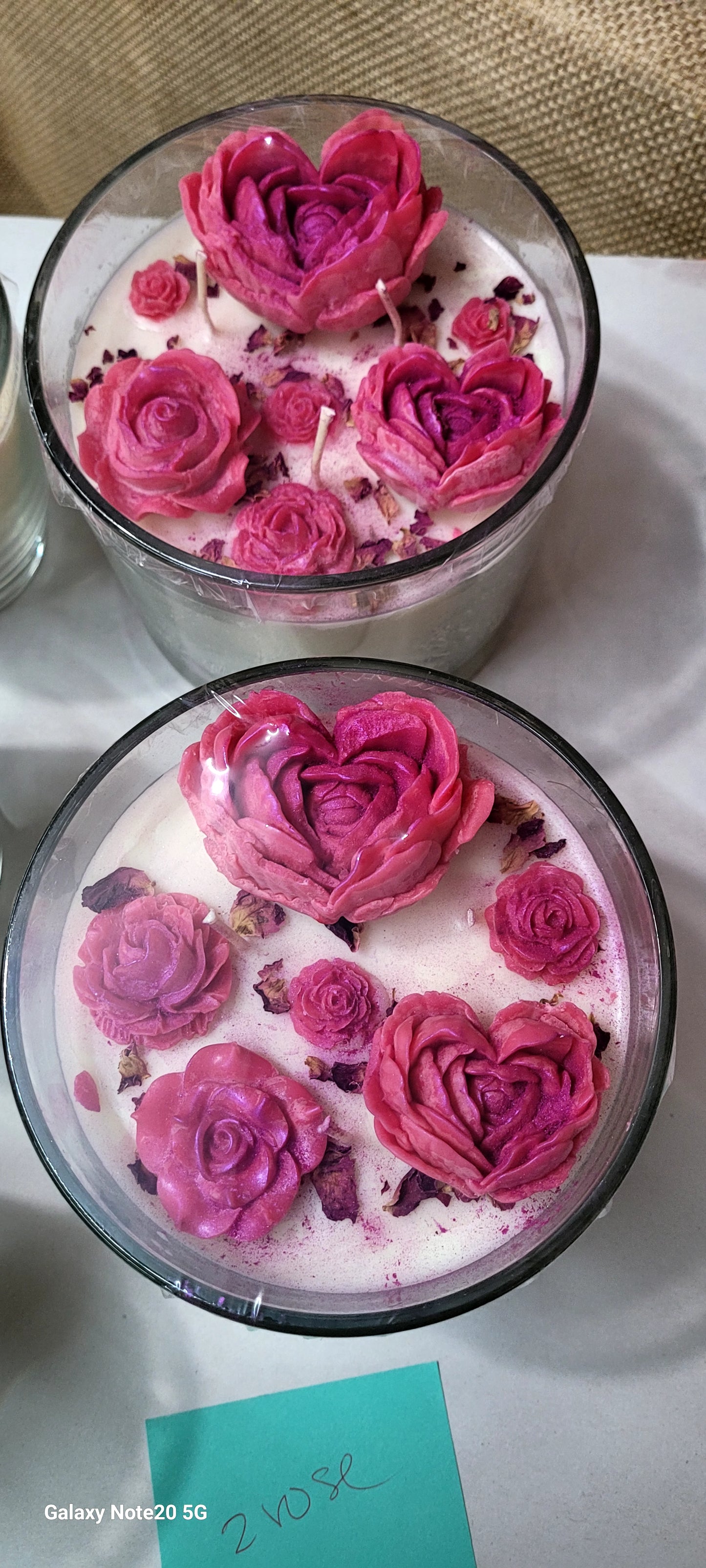 The Home Candle Medium Rose