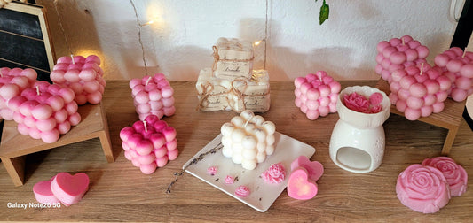 Unique Bubbles Soy Wax Candles