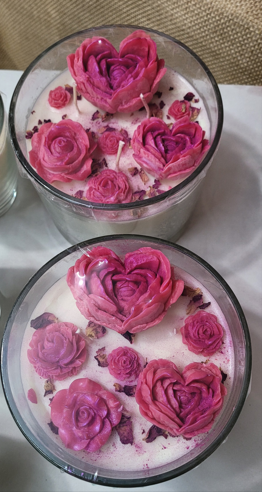 The Home Candle Medium Rose