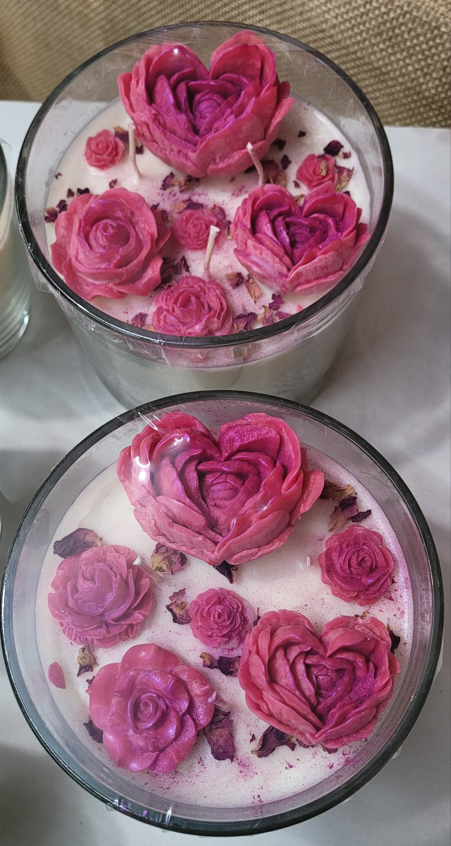 The Home Candle Medium Rose