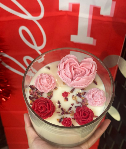 The Home Candle Medium Rose