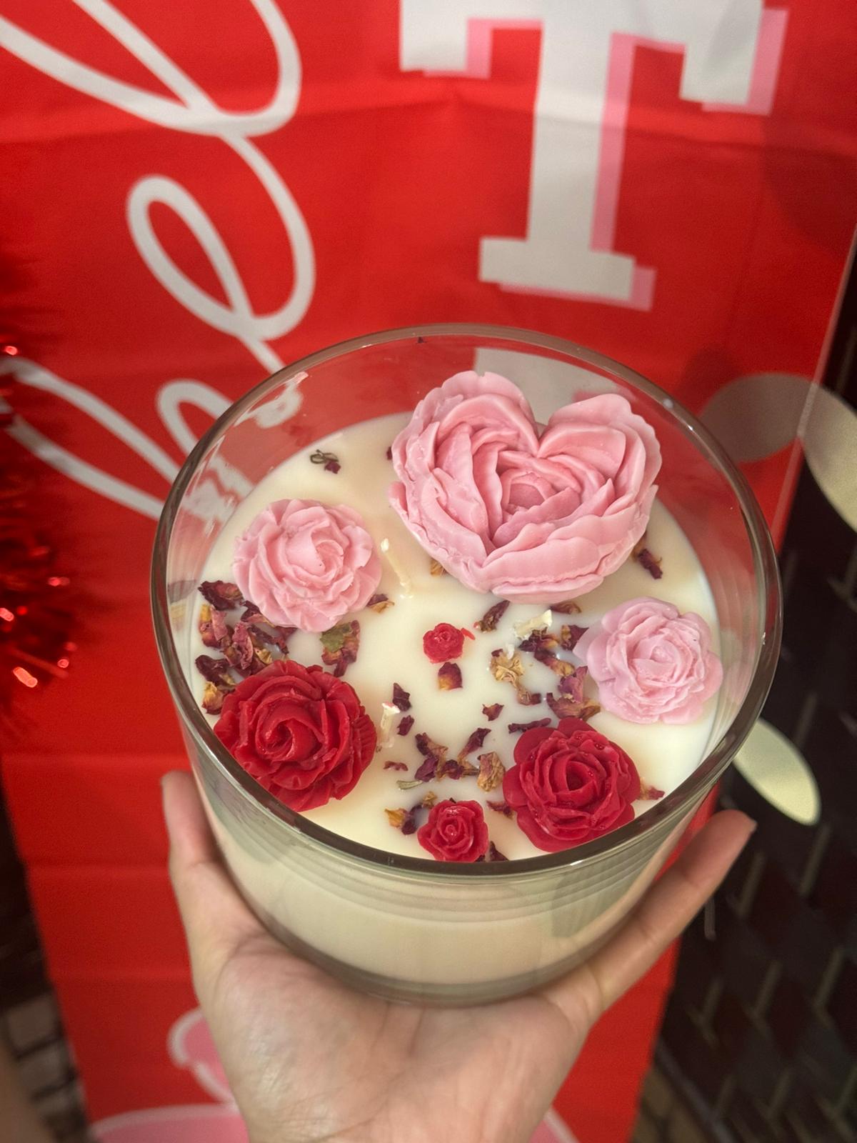 The Home Candle Medium Rose
